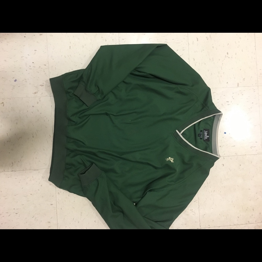 Bomber-style V-neck Longsleeve